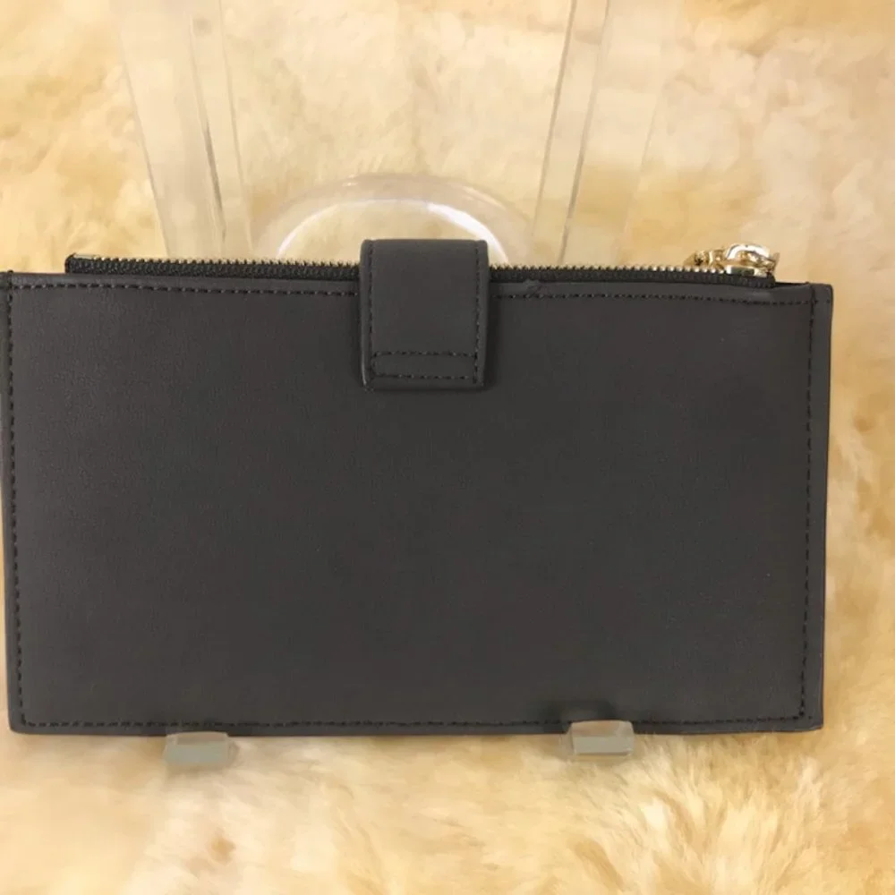 Grey Vegan leather Travelambo Wallet
